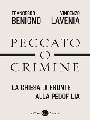 cover image of Peccato o crimine